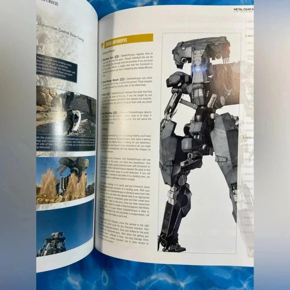 Metal Gear Solid V The Phantom  Pain - Game Guide w/ Map Poster - Picture 9 of 16